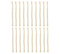PHENOFICE Mèches en Fil de Coton Recharges Solide Lot de 20 pour Lampe à Pétrole, Mèches de Lampe de Bouddha, Mèche Imbibée Compatible Cire Paraffine, Usage Extérieur Jardin Terrasse