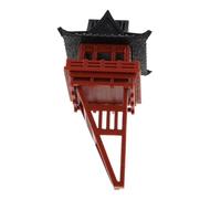 PHENOFICE Miniature Pagode Suspendue Modèle Chinois Décor De Jardin Zen pour Bureau Maison Miniature Compacte Et Design Flottant pour Micro Paysage Asiatique