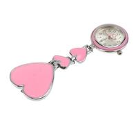 PHENOFICE Montre Infirmier Rouge en Quartz Stable et Portable de Cœur, Montre de Poche pour Infirmières pour Surveillance Professionnelle