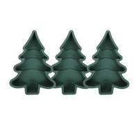 PHENOFICE Moule à Décoration de Gâteau en Silicone 3pcs Forme Sapin de Noël Vert Antiadhésif Facile à Démouler pour Desserts et Fêtes de Vacances