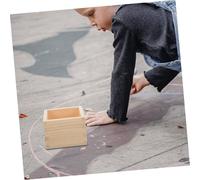 PHENOFICE Organisateur Bois pour Craies et Crayons Boîte de Rangement Compacte sans Couvercle Porte-crayons Naturel pour Bureau Salle de Classe et École Rangement Pratique pour Stylos et