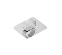 PHENOFICE Palette de Manucure Spatule Mini en Acier Inoxydable Argenté Facile à Nettoyer pour Nail Art pour Usage Personnel et Professionnel en Beauté