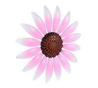 PHENOFICE Pendentif Fleur En Fer Forgé Décor De Marguerite Figurine Inspirante D'art Mural Millésime Rustique Art Mural Décorations Murales De Tournesol Décor De Plantes Le Fer Rose