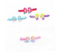 PHENOFICE Pièces Bagues Bijoux Fille Friandises De Fête De Sirène Bijoux De Sirène pour Les Filles De Fête De Sirène Bijoux Océan Bagues pour Enfants Porte-clés Sirène