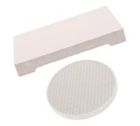PHENOFICE Plaque de Soudage pour Bijoux en Gypse Blanc Structure en Nid D'abeille, Résistant à Haute Température, Protège la Surface de Travail, pour Soudure et Fin