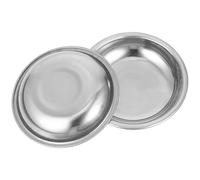 PHENOFICE Plateaux de Pesée Précision Élevée Argenté Lot de 2 en Acier Inoxydable Surface Lisse pour Poudre et Bijoux pour Industrie Cosmétique et Joaillerie