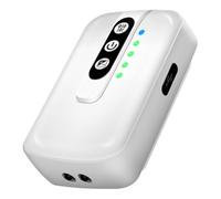 PHENOFICE Pompe à Oxygène Portable pour Aquarium Batterie Lithium 1800ma, Pompe à Air Silencieuse en Plastique et Silicone, Recharge USB, Grand Débit d'air pour Aquarium