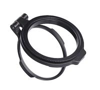 PHENOFICE Porte-Filtre à Bascule Bague d'adaptation d'objectif Rapide Prise Support de Filtre Facile à Utiliser Support de Filtre à Couvercle Rabattable Accessoires Filtre d'objectif Black