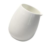 PHENOFICE Pot à Lait en Céramique Blanche Délicate Bec Créatif, Mini Cruche Pratique pour Café et Sauces Cuisine, Design Élégant