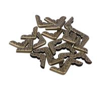 PHENOFICE Protections d'angle en Fer Marron Vintage Lot de 50 Restauration Facile des Bords Endommagés pour Albums et Documents pour Projets Créatifs et Besoins Professionnels