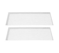 PHENOFICE Règle de Peinture Diamant 2pcs en Acier Inoxydable Argenté pour Broderie Strass Diy, Outil Artisanal Précis et Antiadhésif pour Perles et Créations Créatives