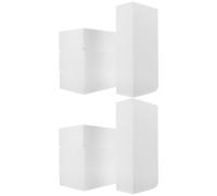 PHENOFICE Set de 8 Blocs de Mousse Blanche Soi-même pour Loisirs Créatifs, Surface Lisse, Matériau Écume Sûr, pour Décoration de Gâteau et Shower