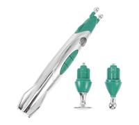 PHENOFICE Stylo Acupuncture Électronique pour Massage Électrique du Cou Dos Tête Plate et Boule, Soulagement, pour Travail et Voyage