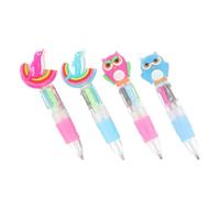 PHENOFICE Stylo Diamant en Plastique Forme Animale 4 Pièces pour Art Diamant Design Ergonomique et Maintien Propre pour Processus de Dessin