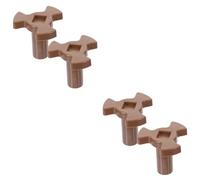 PHENOFICE Support De Guide De Micro-Ondes Coupleur De Support De Plateau Tournant En Plastique Accessoire De Plateau De Micro-Ondes Couplage D'Entraînement Support De Plaque De Coupleur