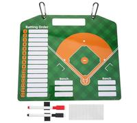 PHENOFICE Tableau de Baseball Planche Légère et Pratique en Pvc Effaçable à Sec Portable pour Entraînement et Communication pour Coaching Sportif
