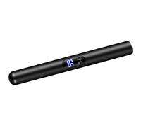 PHENOFICE Tondeuse Nez Rechargeable Noire avec Tête Rotative à Trois Lames et Capuchon pour Hommes et Seniors, Plastique Sûr pour Débutants et Coupe Précise