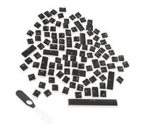 PHENOFICE Touches Translucides Au Design Pudding pour Claviers De Jeu Matériau Pbt Effet Givré 108 Touches Compatible avec L'éclairage Rvb Confortable À