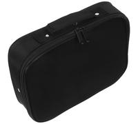 PHENOFICE Valise de Coiffeur Portable en Tissu Noir, Paquet de Coiffure Capacité Grosse, Léger et Design Délicat, pour Salon de Coiffure ou Barbier