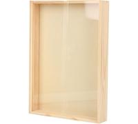 PHENOFICE Vitrine D'ombre Rétro en Bois et Acrylique pour Spécimens D'insectes et Pièces, Grosse Capacité, Forme Rectangulaire pour Collection et Rangement