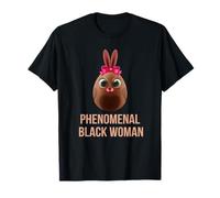 Phenomenal Melanin Black Woman Magic with Easter Black Bunny T-Shirt