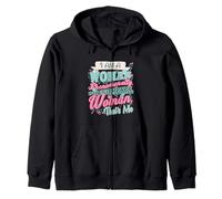 Phénoménale Femme Rose et Vert Floral Sweat à Capuche