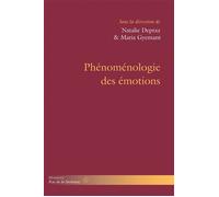 Phénoménologie des émotions - Natalie Depraz - Hermann - broché - Essai
