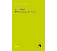 Phenomenologie DES Geistes (Philosophische Bibliothek) (German Edition) by HEGEL(1988-05-23)
