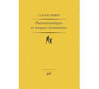 Phénoménologie et langues formulaires