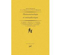 Phénoménologie et Métaphysique
