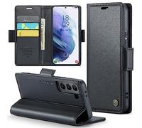 Phernykas Coque pour Samsung Galaxy S21 Plus Étui Portefeuille Cover en Cuir PU Wallet avec Cartes Magnétique et RFID Protection Antivol Folio Housse Samsung S21 Plus Case, Noir