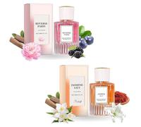 Pheromone Lot de 2 parfums pour femme Venom Scents à phéromones 30 ml, parfum portable pour femme, parfum floral et fruité, arôme (lys pivoine)