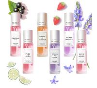 Phéromones Lot de 6 mini parfums pour femme - Parfum phéromones de phéromones - Portable et longue durée - Parfum amélioré - Phéromones