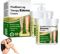 PHFTRCEW 2Pcs ATTDX FluidEase Leg Therapy Edema Cream, Anti Swelling Cream for Legs,Reduce Leg Swelling Naturally for Women and Men, Natural, Non-Greasy, Fast-Absorbing, Suitable for All Skin Types