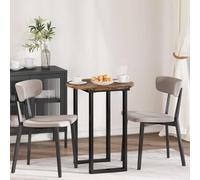 PHGTYUK Plateau de table Ø 60 x 1,5 cm rond en bois vieilli | Design minimaliste, base de projet de bricolage, uniquement pour l'intérieur, facile d'entretien