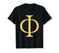 Phi - 21e Lettre de l'alphabet Grec T-Shirt Graphique avec Valeur