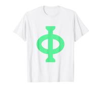 Phi - 21e Lettre de l'alphabet Grec T-Shirt Graphique avec Valeur