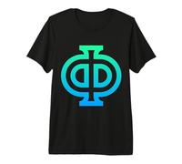 Phi - 21e Lettre de l'alphabet Grec T-Shirt Haut de Gamme