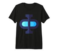 Phi - 21e Lettre de l'alphabet Grec T-Shirt Haut de Gamme