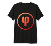 Phi - 21e Lettre de l'alphabet Grec T-Shirt Haut de Gamme