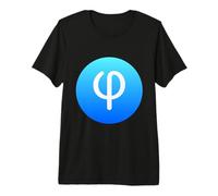 Phi - 21e Lettre de l'alphabet Grec T-Shirt Haut de Gamme