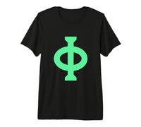 Phi - 21e Lettre de l'alphabet Grec T-Shirt Haut de Gamme