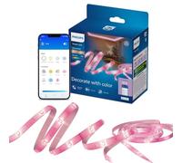 Philips Smart Lighting Bande LED RGB, 5 m, Type C, 16 Mio de Couleurs, Modes Préconfigurés, Découpable, Installation Facile, Connexion Wi-Fi, Connected by WiZ, Google Home, Alexa, Apple Home
