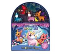 Phidal Les Amis des Licornes Mini Comptines et Figurines - Livres d'activités pour enfants, livre illustré de 10 pages, 4 figurines, une planche de jeu