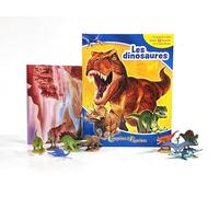 Phidal Les Dinosaures Comptines et Figurines - Livre illustré, 10 figurines, tapis de jeu