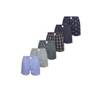 Phil & Co. Berlin Boxers bleu / bleu marine / gris / gris basalte / noir / blanc naturel, Taille XXL