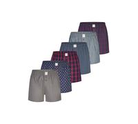 Phil & Co. Berlin Boxers 'Classics' marine / taupe / rouge, Taille XL
