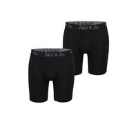 Phil & Co. Berlin Boxers ' Long Boxer Briefs ' noir, Taille XXL