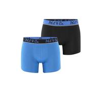 Phil & Co. Berlin Boxers 'Retro' bleu cyan / noir, Taille XXL