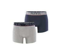 Phil & Co. Berlin Boxers 'Retro' bleu foncé / gris, Taille L